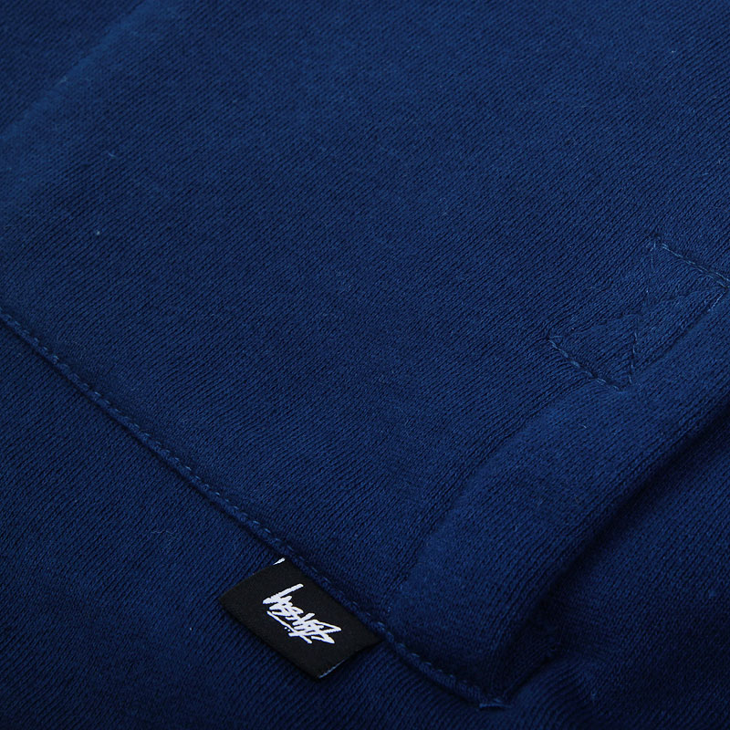 Мужские шорты Stussy Stock Fleece Shorts (112178-navy)  - цена, описание, фото 3